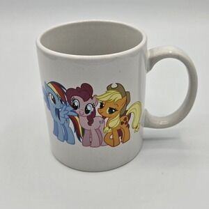 My Little Pony Coffee Mug Cup Hasbro 2015 Rainbow Dash Applejack Pinkie Pie